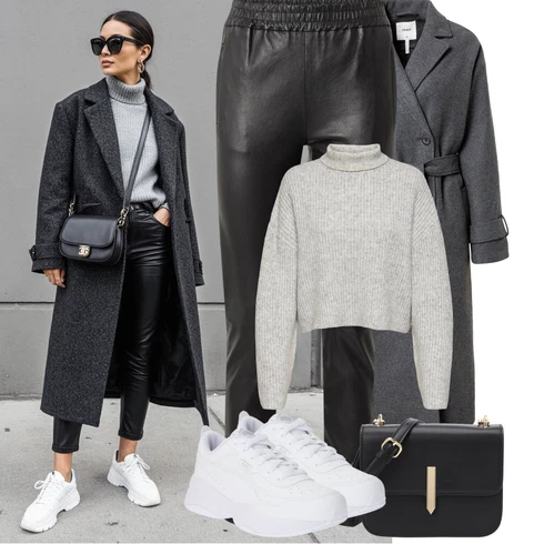 Kombinace Hnědá/Černá/Zelená/Bílá Kožený Legíny/Legíny Kožený Vzhled/Kožená Kalhoty/Kalhoty z Umělé Kůže Oakwood