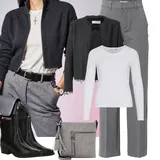 Šedé outfity image