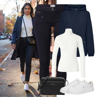 outfit mit Tommy Hilfiger "jesenska oprava"