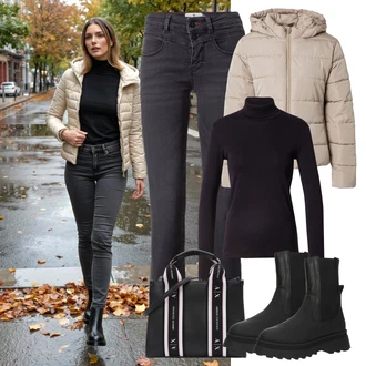 outfit mit Armani Exchange "jesenska oprava"