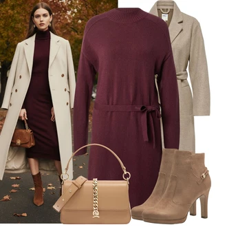 Outfit s Béžová/Hnědá/Šedá Kotníková Bota s Podšívkou/Kožená kotníková Bota/Kotníková Bota Na Podpatku/Vintage Kotníková Bota/Letní kotníková kozačka Tamaris "Módní vzhled na podzim" Outfit s Béžová/Hnědá/Šedá Kotníková Bota s Podšívkou/Kožená kotníková Bota/Kotníková Bota Na Podpatku/Vintage Kotníková Bota/Letní kotníková kozačka Tamaris "Módní vzhled na podzim"