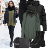 Outfity s diamantovým vzorem image