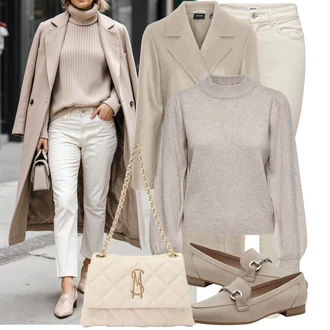 Narozeniny Léto Outfit s Béžová/Bílá/Červená/Zlatý Bagetová taška/Taška Přes Rameno/Dopisová peněženka/Malá Taška/Sportovní Taška Přes Rameno/Taška Na Svatbu Steve Madden "Podzimní outfit na volný čas"Look: Den na pláži, Malle, Bar, 18. narozeniny, 30. narozeniny, Koncert, Den matek, Narozeniny