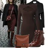 Šaty s dlouhým rukávem outfity image