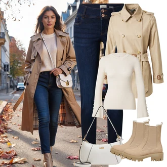 outfit mit Only, Only "popoln jesenski videz"