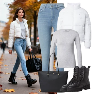 outfit mit Only "praktičen jesenski videz"