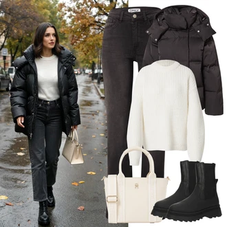 outfit mit Tommy Hilfiger "praktičen jesenski videz"