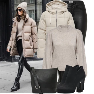 Outfit s Černá Bota Kozačka Na Podpatku/Kotníková Bota Na Podpatku/Letní kotníková kozačka/Kotníková Bota s Podšívkou/Kožená kotníková Bota Tamaris "Stylové kombinace pro volný čas" Outfit s Černá Bota Kozačka Na Podpatku/Kotníková Bota Na Podpatku/Letní kotníková kozačka/Kotníková Bota s Podšívkou/Kožená kotníková Bota Tamaris "Stylové kombinace pro volný čas"