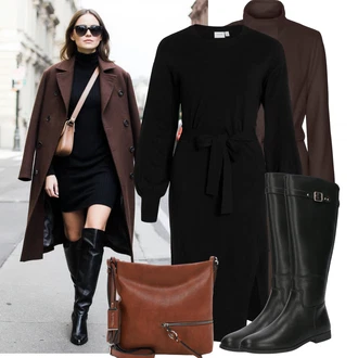 Outfit s Černá Nezařazené Vila "Stylové kombinace pro volný čas"