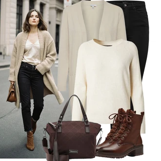 Outfit s Černá Legíny s Vysokým Pasem/Džínové Legíny/Skinny Kalhoty/Legíny s Rozparkem/Tregíny/Jeggings Only "Stylové kombinace pro volný čas"