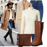 Nadrozměrné Dlouhé Zimní Kabáty Outfity image