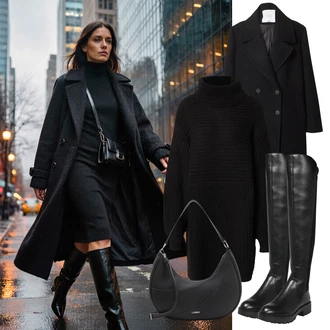 outfit mit Buffalo "eleganten zimski outfit"