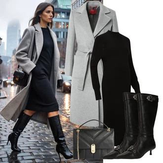 outfit mit Torba za čez ramo Ted Baker "eleganten zimski outfit"