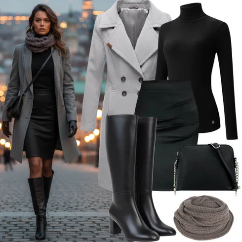 Módní zimní outfit