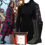 Zimní outfity s černými šaty image