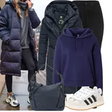 Outfity s koženými teniskami image