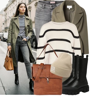 Outfity na zimu 80tá léta s Béžová/Zlatý/Hnědá/Khaki Čepice/Zimní čepice millane "Pohodlné zimní outfity"Look: Armáda, Hip Hop, Pro Dům, Rap, Skater, Retro, 80tá léta