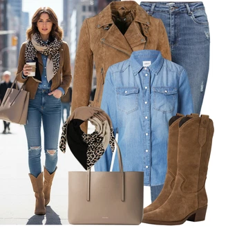 Outfity na zimu 80tá léta s Šedá/Hnědá/Khaki/Béžová Bunda s Bočním Zipem/Kožená vintage bunda/Bunda z Umělé Kůže/Motorkářské Bund/Kožené Bund/Motorkářská bunda Freaky Nation "Pohodlné zimní outfity"Look: Emo, Italský, Western, 80tá léta