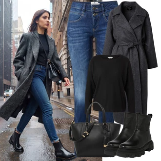 outfit mit About You "popoln zimski outfit"