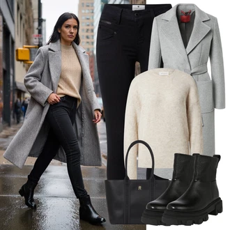 outfit mit Tommy Hilfiger "popoln zimski outfit"