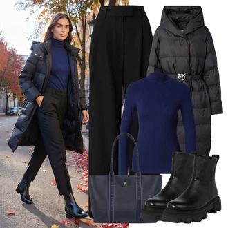 outfit mit Tommy Hilfiger "praktičen zimski outfit"