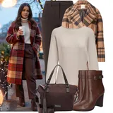 Outfity s hnědými botami image