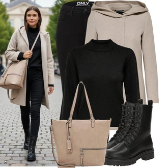 Outfit s Černá Sveter Jednoduchý Svetr/Svetr s límečkem/Svetr Carmen/Basic Svetr/Kašmírový Svetr/Rolák/Vlněný Svetr/Svetr z Jemné Pleteniny JdY "Stylový zimní outfity" Outfit s Černá Sveter Jednoduchý Svetr/Svetr s límečkem/Svetr Carmen/Basic Svetr/Kašmírový Svetr/Rolák/Vlněný Svetr/Svetr z Jemné Pleteniny JdY "Stylový zimní outfity"