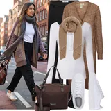 Outfity s dlouhými kardigany image