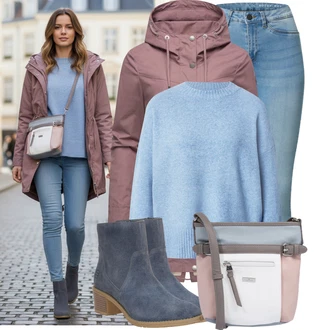 Horolezectví Outfit s Fialová/Růžová/Červená Funkční Bunda/Parka Přechodová Bund/Jarní bunda/Nepromokavé Bund/Parka/Podzimní bunda/Letní Bund Ragwear "Stylový zimní outfity"Look: Volný čas, Turistika, Horolezectví, Na Procházku