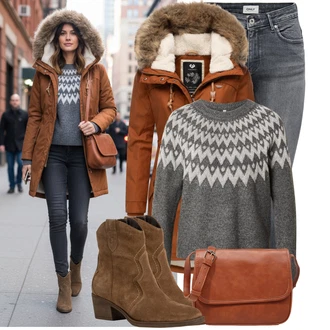 90tá léta, Styl Outfit s Šedá/Světle šedá/Tmavě šedá Kožená bunda/Zimní bunda/Kotníková Bota/Džíny s Nízkým Sedem/Kožené Boty/Kožená Pánská Bund/Slim Fit Džíny/Termální Džíny/Motorkářské Džíny/Push up Džín/Džíny s Rozparkem Only "Stylový zimní outfity"Look: Styl, Cool, Krásný, Old Money, Bezešvé