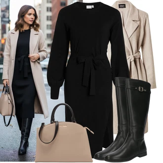 Outfit s Černá Nezařazené Vila "Stylový zimní outfity"