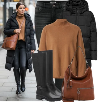 Bar Outfit s Tmavě šedá/Černá/Světle šedá/Šedá/Khaki Push up Džín/Kožené Boty/Džín s Nízkým Pasem/Džíny s Nízkým Sedem/Slim Fit Džíny/Termální Džíny/Motorkářské Džíny/Kožená bunda/Zimní bunda Only "Stylový zimní outfity"Look: Bar, Koncert, 18. narozeniny