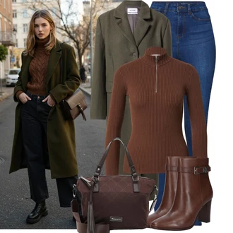 Klasické Koncert Outfit s Tmavě zelená/Zelená Dlouhý kabát/Kašmírový Kabát/Dlouhý Kabát/Vlněný Kabát/Lodenový kabát/Midi Kabát/Vojenský Kabát weekday "Stylový zimní outfity"Look: Klasické, Burleska, Business, Elegantní, Francouzské, Kancelář, Old Money, Příliš oblečený, Nadrozměrné, Chytrý příležitostný, Pracovní oděvy, Koncert, Den matek, Škola, Zvláštní příležitosti