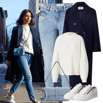 outfit mit Mustang "udoben zimski videz"
