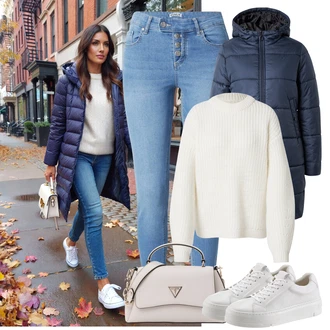 outfit mit Only "udoben zimski videz"