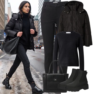 outfit mit Tommy Hilfiger "udoben zimski videz"