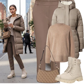 Outfit s Nezařazené VERO MODA "zimní outfit"