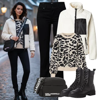 outfit mit Črna LTB "Zimski videz"