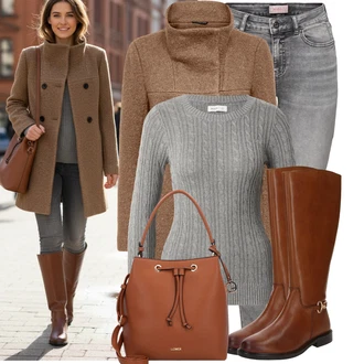 Outfit s Hollister "Nápadný look na zimu"