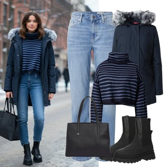 outfit mit S.Oliver "Obleka za zimo"