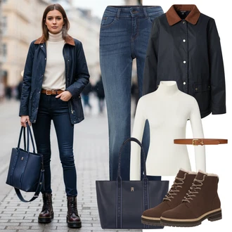 outfit mit Tommy Hilfiger "Obleka za zimo"