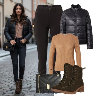 outfit mit Tommy Hilfiger "Obleka za zimo"