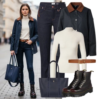 outfit mit Tommy Hilfiger "popoln zimski outfit"