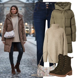 outfit mit About You "Popolno za zimo"