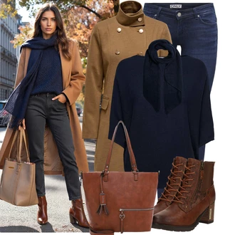 Outfit s Červená Nezařazené Tamaris "Stylový zimní outfity"