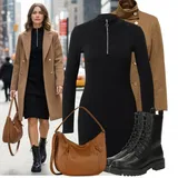 Outfity s dlouhými pletenými šaty image