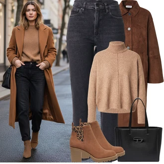 Outfity na zimu s Modrá/Světle šedá/Černá/Tmavě modrá/Šedá/Tmavě šedá Girlfriend Džíny/Džíny s Rozparkem/Zkrácené Džíny/Slim Fit Džíny/Zužující se Džíny/Mom Jean/Džíny Regular Fit/Rovná Džína/Termální Džíny/High Waist Džínové Kalhoty/Dámské Džíny s Délkou 7/8/Zimní bunda Armedangels "zimní outfit"