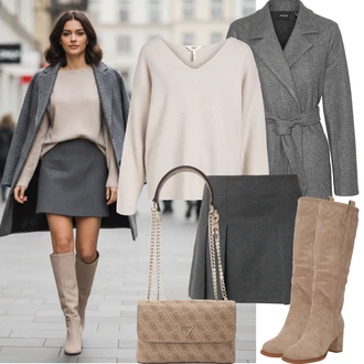 Outfit s Nezařazené VERO MODA "zimní outfit"