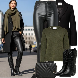 Zima Pracovní pohovor Outfit s Černá guido maria kretschmer women "zimní outfit"