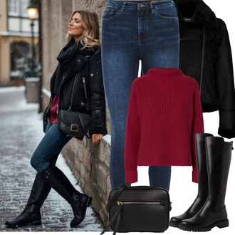 Outfity na zimu Elegantní Dlouhé s Černá/Bílá/Hnědá Pánská taška/Pásková taška/Plážová Taška/Taška/Klasická Taška Přes Rameno/Malá Taška/Brašna/Sportovní Taška Přes Rameno/Cestovní Taška About You "zimní oblečení"Look: Rad, Burleska, Klasické, Elegantní, Old Money